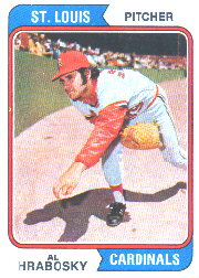 1974 Topps Baseball Cards      108     Al Hrabosky
